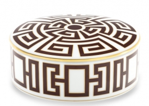 Ginori Labirinto Ebano Box with Cover - 5"